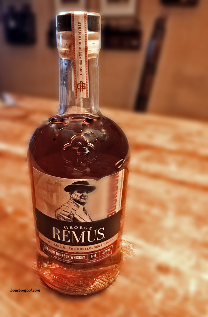 picture of a bottle of George Remus Straight Bourbon