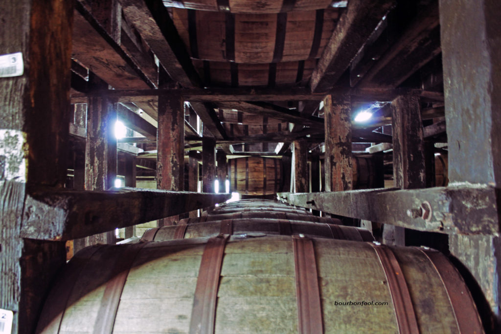 Wild Turkey barrel warehouse