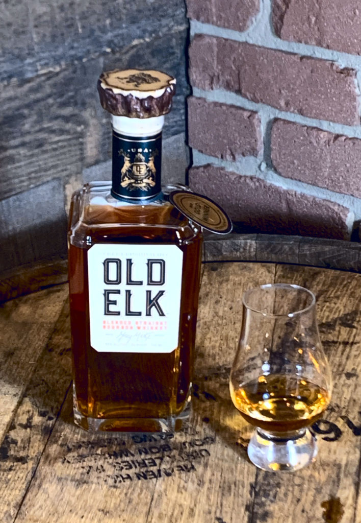 Old Elk Bourbon bottle