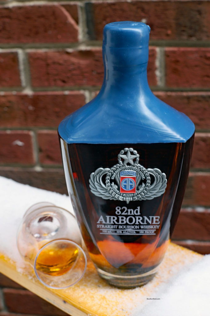 Bottle of 82nd Airborne Bourbon