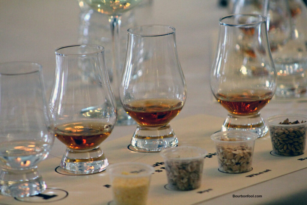 Bourbon tasting placesetting