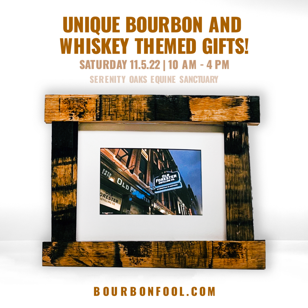 Bourbon Barrel Picture Frame