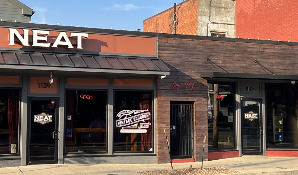 The search for vintage bourbon begins and ends at Neat Bourbon Bar and Bottle Shop in Louisville, Kentucky.