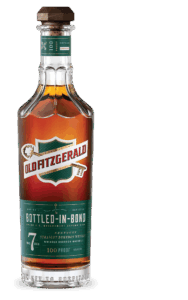 Old Fitzgerald 7-year-old Bottled in Bond Kentucky Bourbon. Drinking this bourbon means good weather.