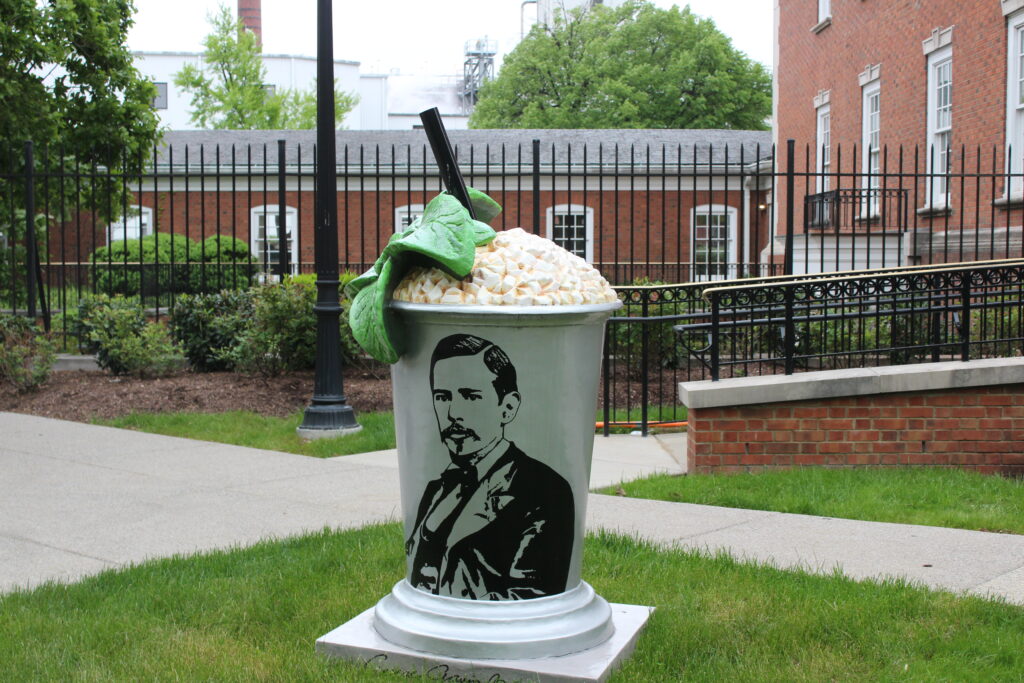 The largest Mint Julep at Brown Forman Headquarters in Louisville Kentucky